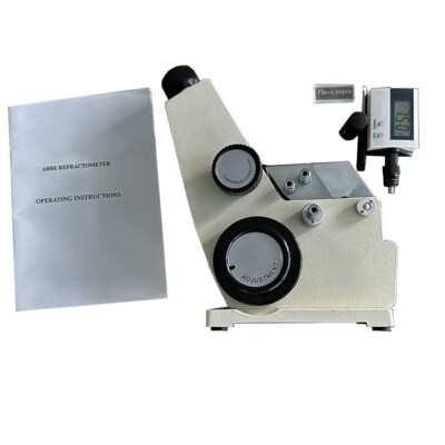 ABBE Refractometer with Refractive Index 1.3000-1.7000nD Accuracy ±0.0002nD