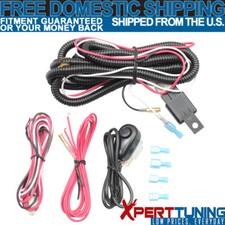 Fit For Fog Light Driving Running Lamps Wiring Harness Switch Fuse Relay Kit Led