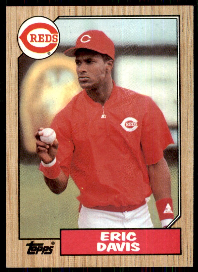 1987 Topps Eric Davis Cincinnati Reds #412 MLB Baseball Card | eBay
