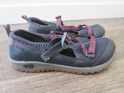 CHACO girl's youth ''Odyssey'' J107028 Blue Sport Sandals Size 5