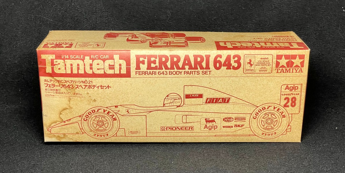 TAMIYA 40021 1/14 F-1 R/C Car Tamtech Ferrari 643 Body Parts