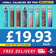 Uwell Caliburn G3 Pro Pod Kit 35W 1000mAh 2ML G3 Pods New Arrival Caliburn G3