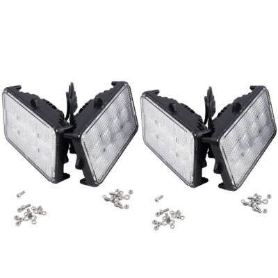 4Pcs 6''x4'' LED Cab Light 6500K AH159332 for John Deere 9410 9510 9610 9400 9500