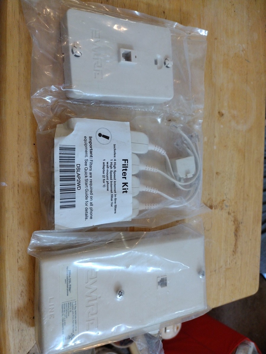 EWIRE 2wire DSL Filter Wall Mount, Small Filters 