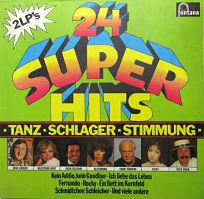 24 Super-Hits Vicky Leandros (Ich liebe das Leben), Flood, Alexandra, C.. [2 LP]