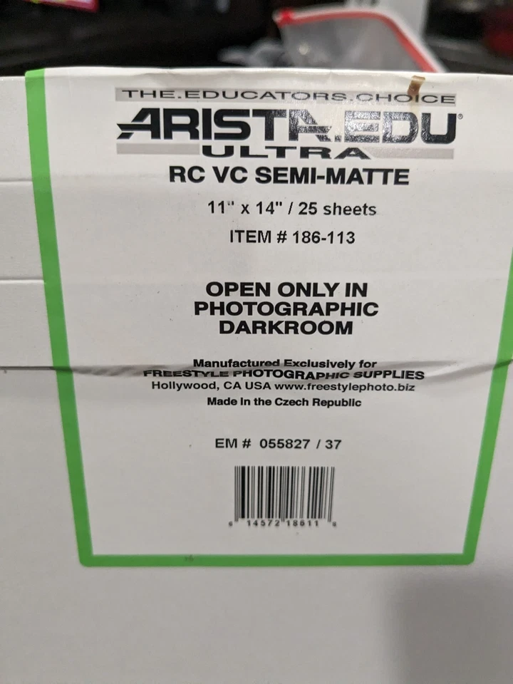 ¡Una carga madre de papel blanco y negro de bellas artes! Bergger, Foma, Cachet, Luminos Foto 2 de 4