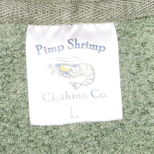 Pimp Shrimp Forrest Green Hoodie Sz. L - Picture 3 of 9
