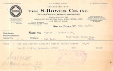 L E BARBEAU S HOWES EUREKA GRAIN CEMENT MILLS COCKLE SCREEN SIVER CREEK NY