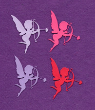 CUPID  4 die cuts scrapbook cards