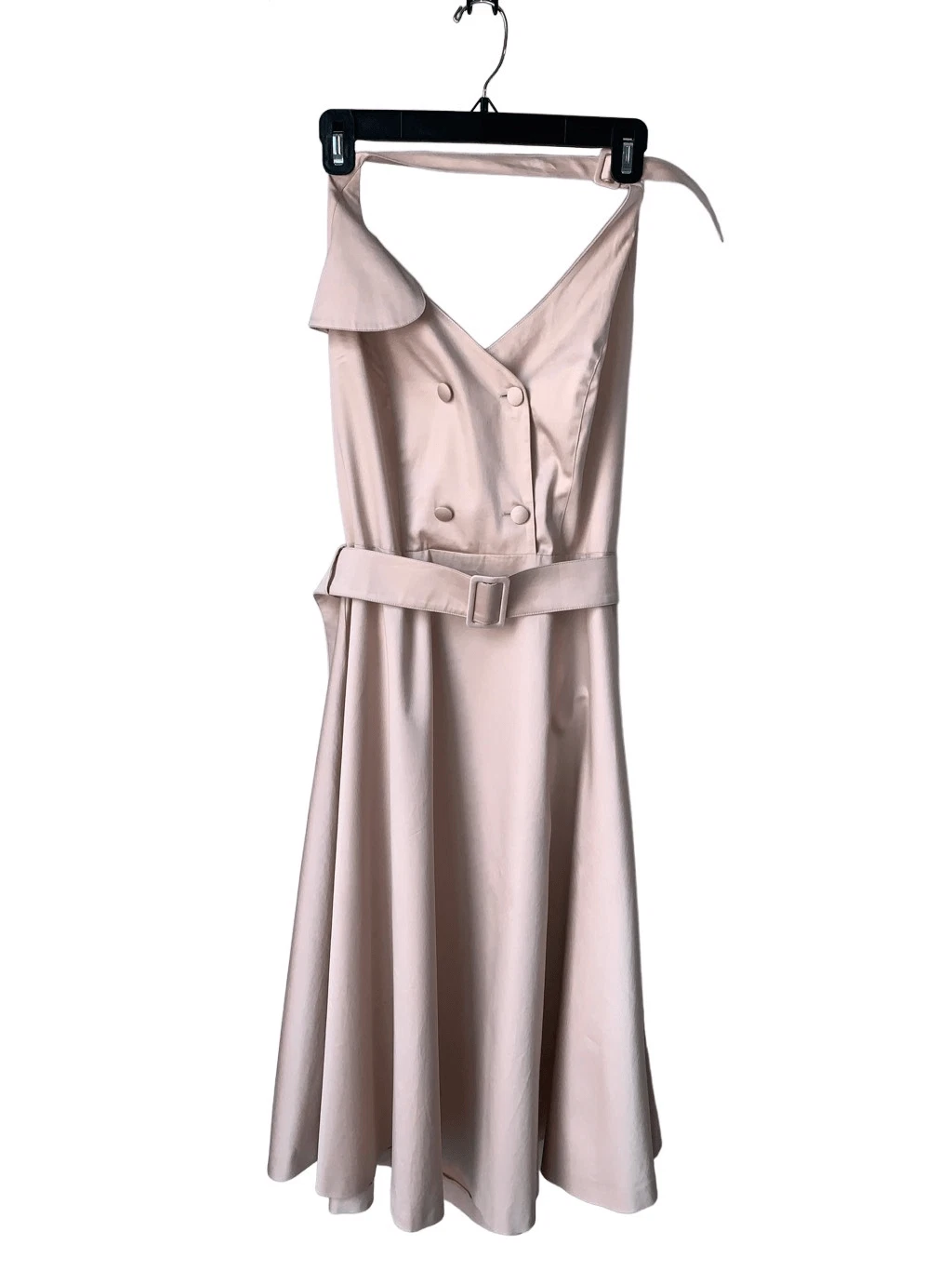 Abito Burberry Vintage Rosa Doppiopetto Halter Top A Line