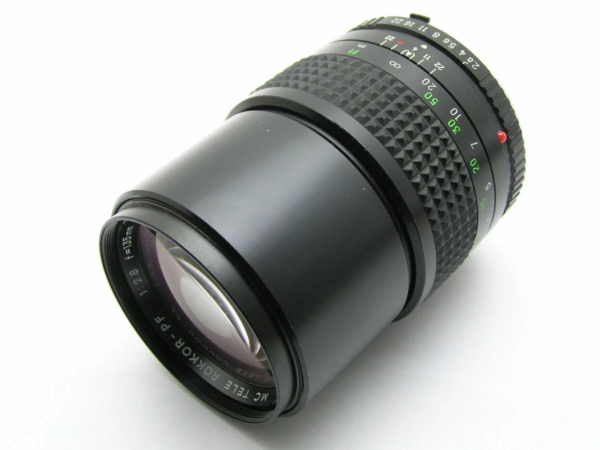 MINOLTA MC TELE ROKKOR-PF 135mm F2.8 USED for Parts