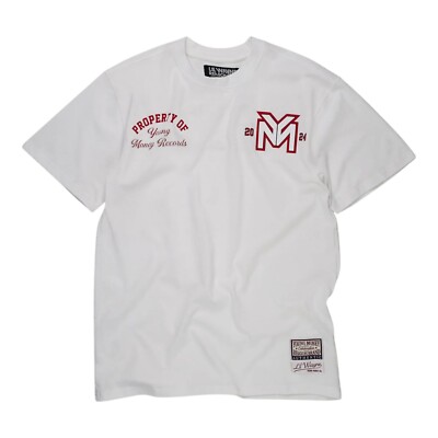 Lil Wayne Property Of Young Money T-Shirt Tee White Weezy Rap Men's Size LARGE