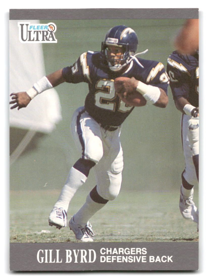 Gill Byrd 1991 Ultra FOOTBALL #121a San Diego Chargers