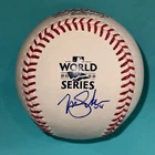 TROY SNITKER (Astros) Signed Official 2022 WORLD SERIES Baseball Beckett (BAS)