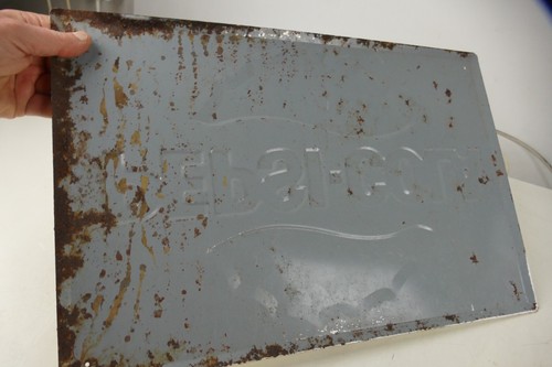 Blechschild Relief Geprägt Pepsi-Cola Metall Werbeschild ca 33x49cm rar NK-126 - Bild 7 von 11
