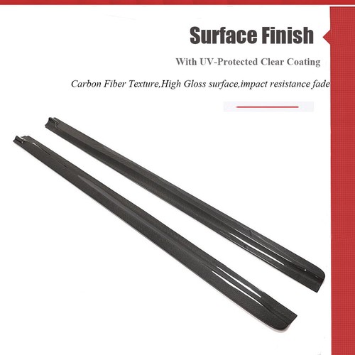 For BMW F15 X5M F85 F16 X6M F86 2014-2018 REAL CARBON Side Skirts Lip BODYKIT - Afbeelding 9 van 15
