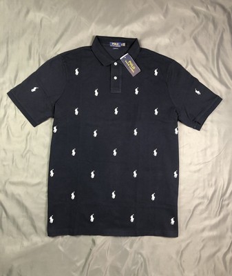 all over pony polo shirt