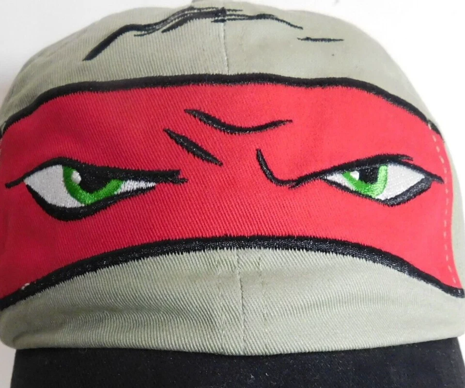 Sombrero Tortugas Ninja Adolescente Mutante Rafael Correa Juvenil Grande Gorra Ajustable Foto 2 de 4