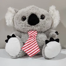 Dan Dee Gray KOLOA BEAR Plush with Red and White tie 10 Inch