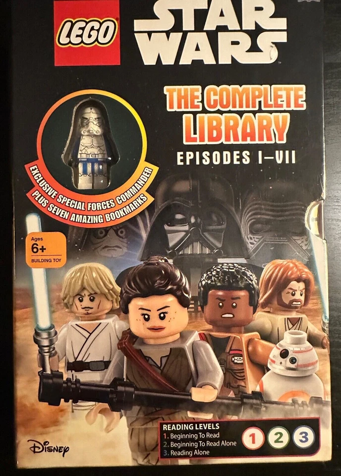 DISNEY Lego Star Wars Complete Books Library - Exclusive Clone Figure! sealed - Image 3 of 4