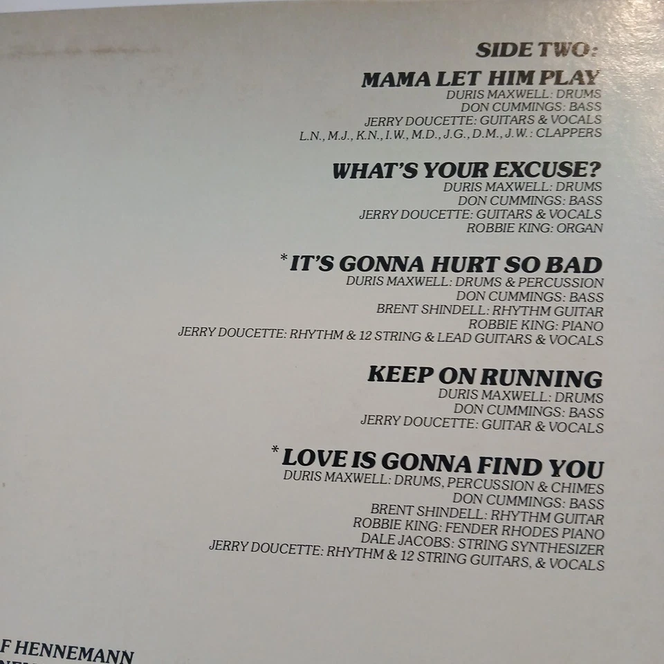 DOUCETTE MAMA LET HIM PLAY VINYL ALBUM LP (USA 1978) FREE UK DELIVERY  - Image 4 of 4