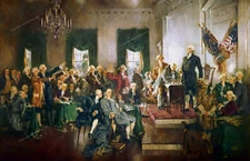 Signing of the Constitution by Christy-Giclee Art Print-Paper or Canvas