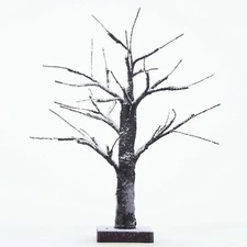 MaximalPower™ LED Snow Bonsai Tree Light 15 Inch Tabletop Lamp w/ 24 Lights