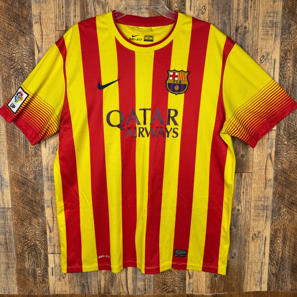 ウェア 13-14 FC BARCELONA away NIKE XL FC Barcelona 2013-14 Away Soccer Jersey Nike 532823-703