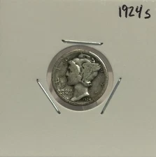 1924 S Mercury Dime, Good, 90% Silver, Extremely Low Mintage! 🔥🔥