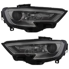 Xenon Headlights Audi A3 8V Saloon 2016-2020 LED Daytime Running Lamps Pair L&R