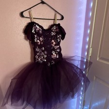Weissman Girls Purple Sequin Dance Dress Size LA RN 64830