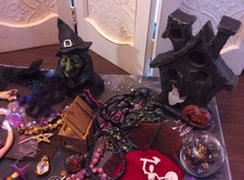 Halloween Junk Drawer Craft Lot For Shadowbox Haunted Dollhouse Junk Journal etc
