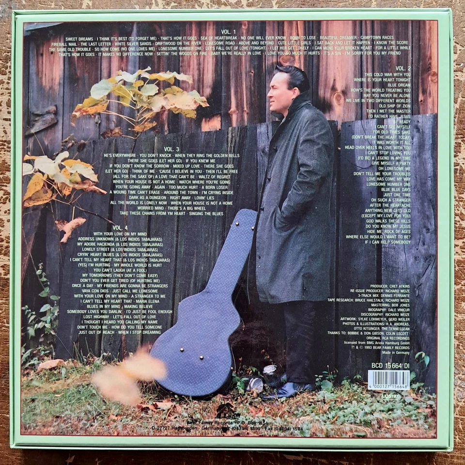 Don Gibson TheSinger The Songwriter 1961-1966 4 CD Box Set Bear Family neuwertig - Bild 2 von 3