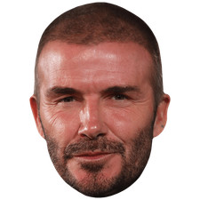 David Beckham (Beard) Big Head. Larger than life mask.