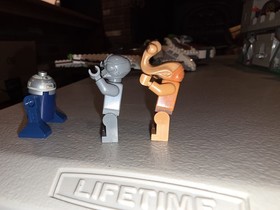 Rare! LEGO Star Wars Jedi Scout Fighter 75051 All Minifigs Included