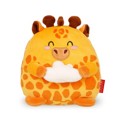 LEGAMI - Super Soft Plush Plush, Giraffe Theme, Mini Size, with Personalised ID 