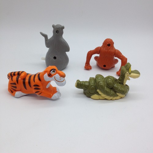 Vintage 4 Stck. 1989 Das Dschungelbuch Disney McDonalds Happy Meal Spielzeug alle funktionieren!! - Bild 3 von 11