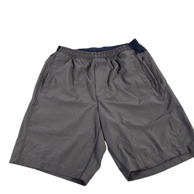 BirdDogs Men Gray Long Athletic Shorts Size L Built-in Liner Golf Casual