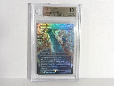 Buster Sword (Borderless) Final Fantasy Foil for sale online | eBay