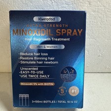 Hair Growth Spray with 5 Minoxidil, Biotin 100ml- Exp 9/27