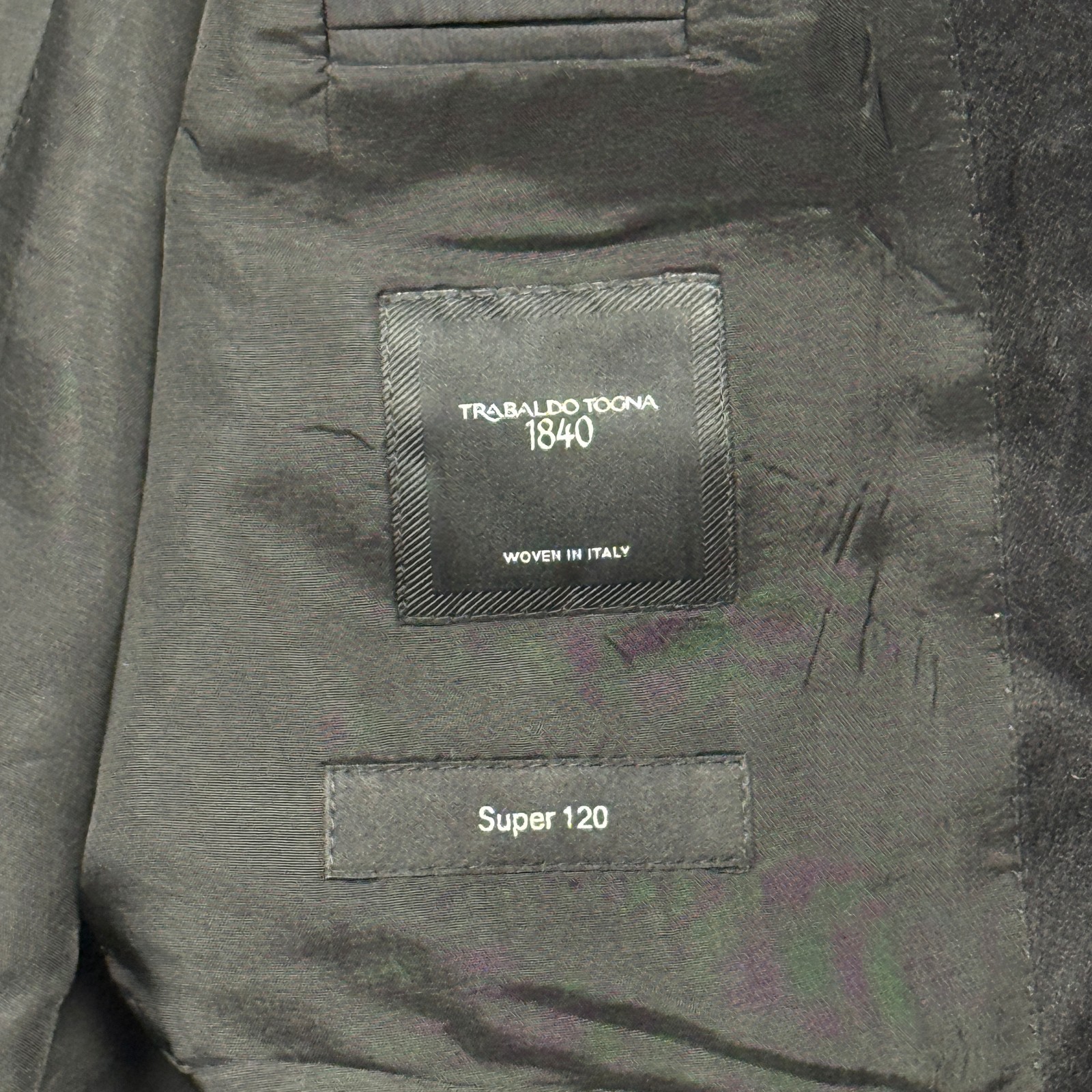 Hugo Boss Suit Jacket One Button Lined Black Wool Workwear Size 38S thumbnail 16