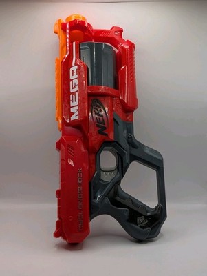 NERF N Strike Elite Mega Cyclone Shock Blaster Dart Gun Rot