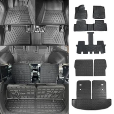 For 2021-2025 KIA Sorento Floor Mats Cargo Liner with Backrest Mats Trunk Mat