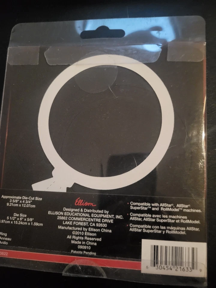 ELLISON Allstar Diamond Engagement Ring Bigz Die Like Sizzix Wedding Love - Image 2 of 2