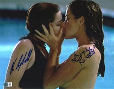 DENISE RICHARDS NEVE CAMPBELL SIGNED AUTOGRAPH WILD THINGS 11X14 PHOTO BECKETT
