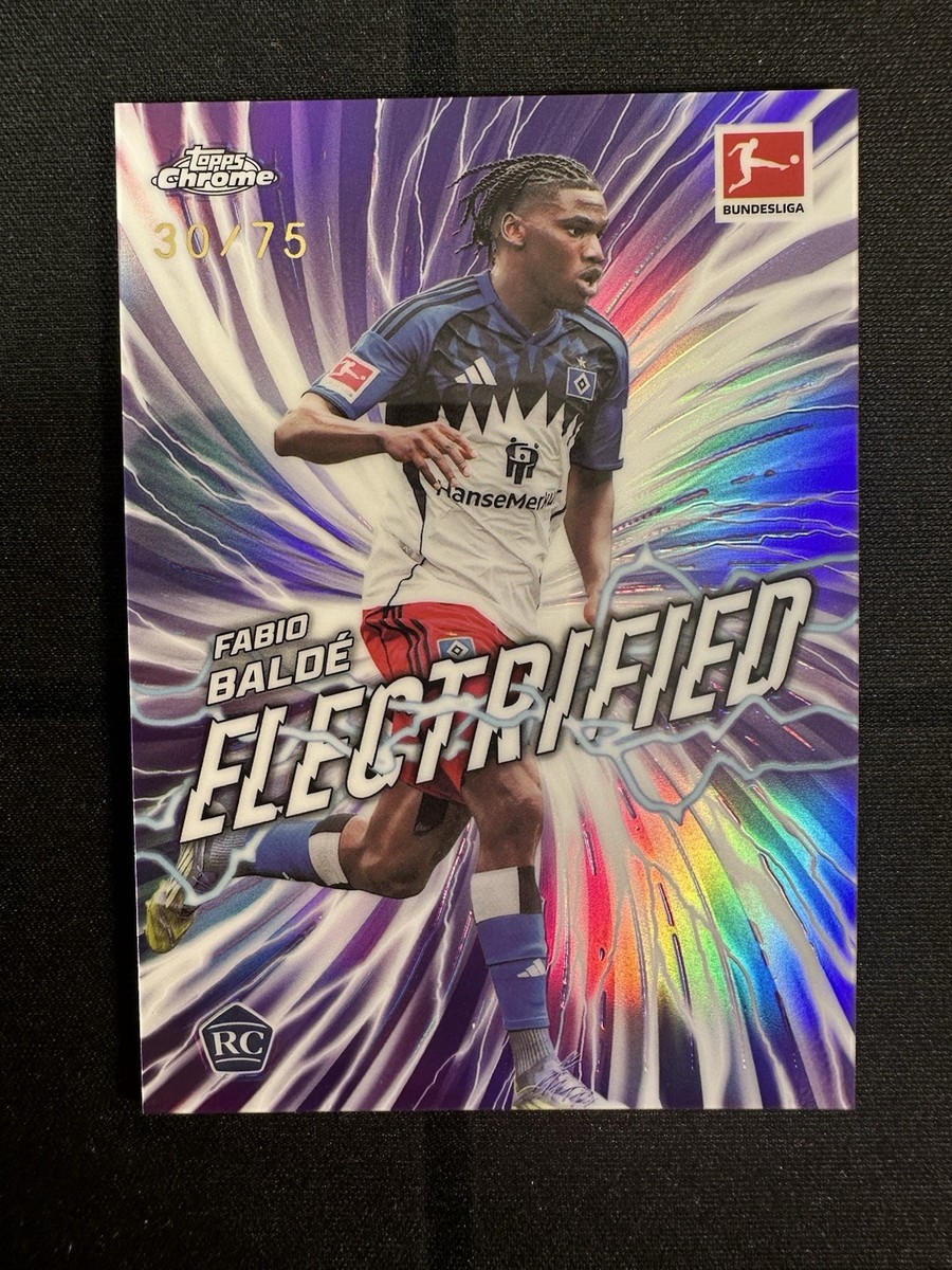 2025-26 Topps Chrome Bundesliga #EL-8 Electrified Purple 30/75