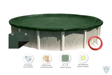 Buffalo Blizzard Deluxe Above Ground Swimming Pool Winter Cover - Choose Size