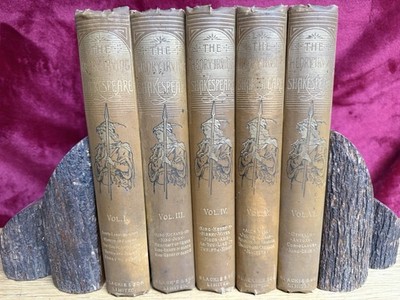 Shakespeare's Works Henry Irving Illustrated 1894 Gordon Browne Vols 1 3 4 5 6