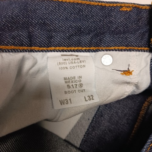 NWT Vintage Levi's 517 "Pin Tuck" Bootcut Jeans 2007 Deadstock Permanent Crease by Levi's, $59.99 - Photo 4
