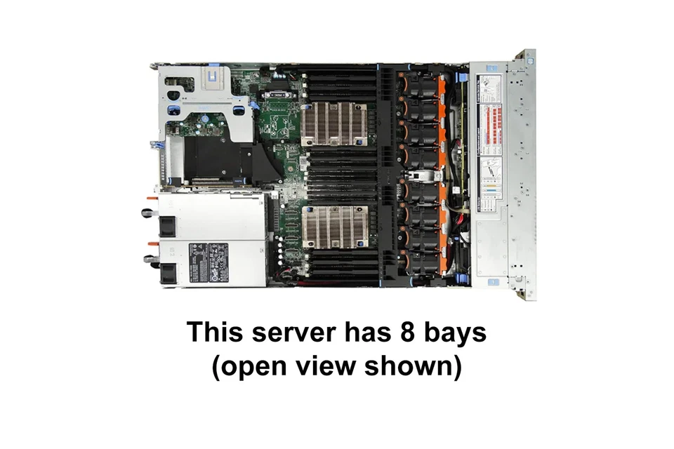 Dell PowerEdge R640 Server2x Gold 6138 = 40 Cores H730P 256GB RAM 8x trays - Image 4 of 4